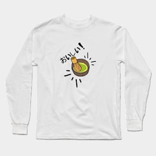 Matcha Tea Lover Loving Cake Japan Japanese Long Sleeve T-Shirt